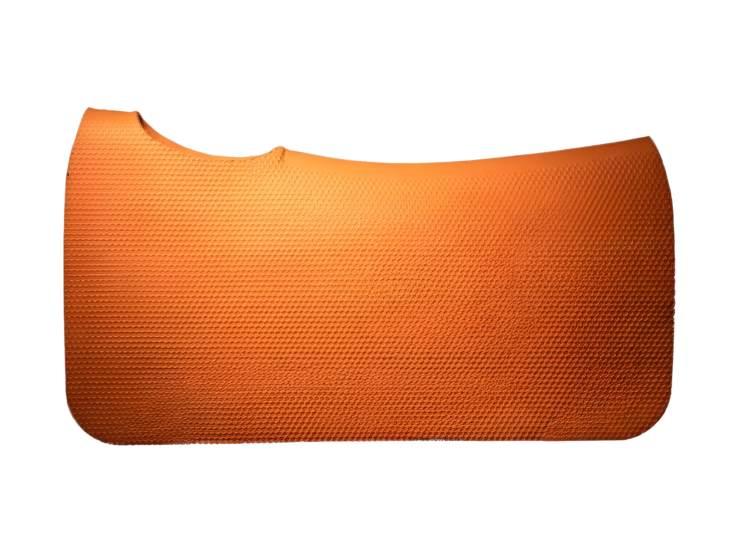 The matte orange D3O impact foam panel.